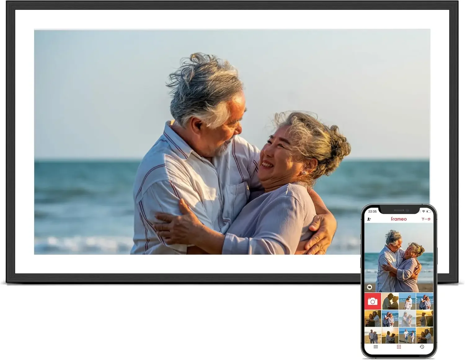 Digital Photo Frame Wifi - Digital Picture Frame, 15.6 Inch Large