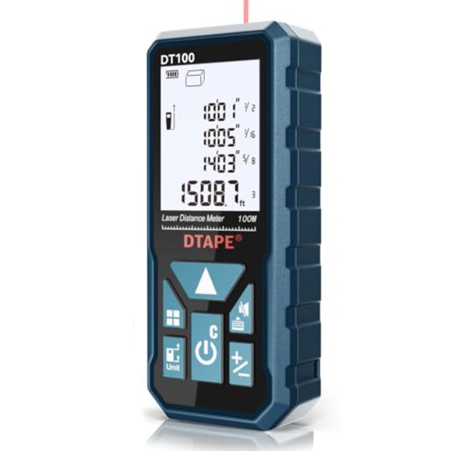 Laser Distance Measure - Laser Measure 330 Ft Digital Laser