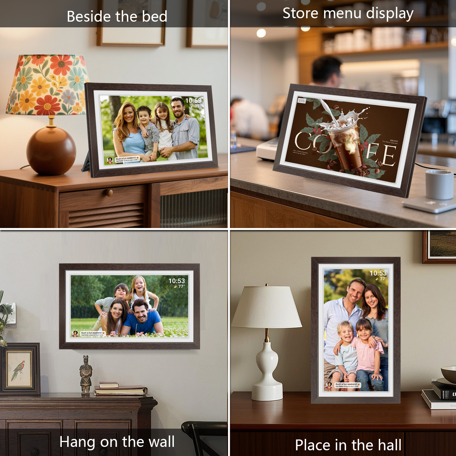 21.5-Inch WiFi digital photo f - Digital Photo Frame Wifi recension och pris