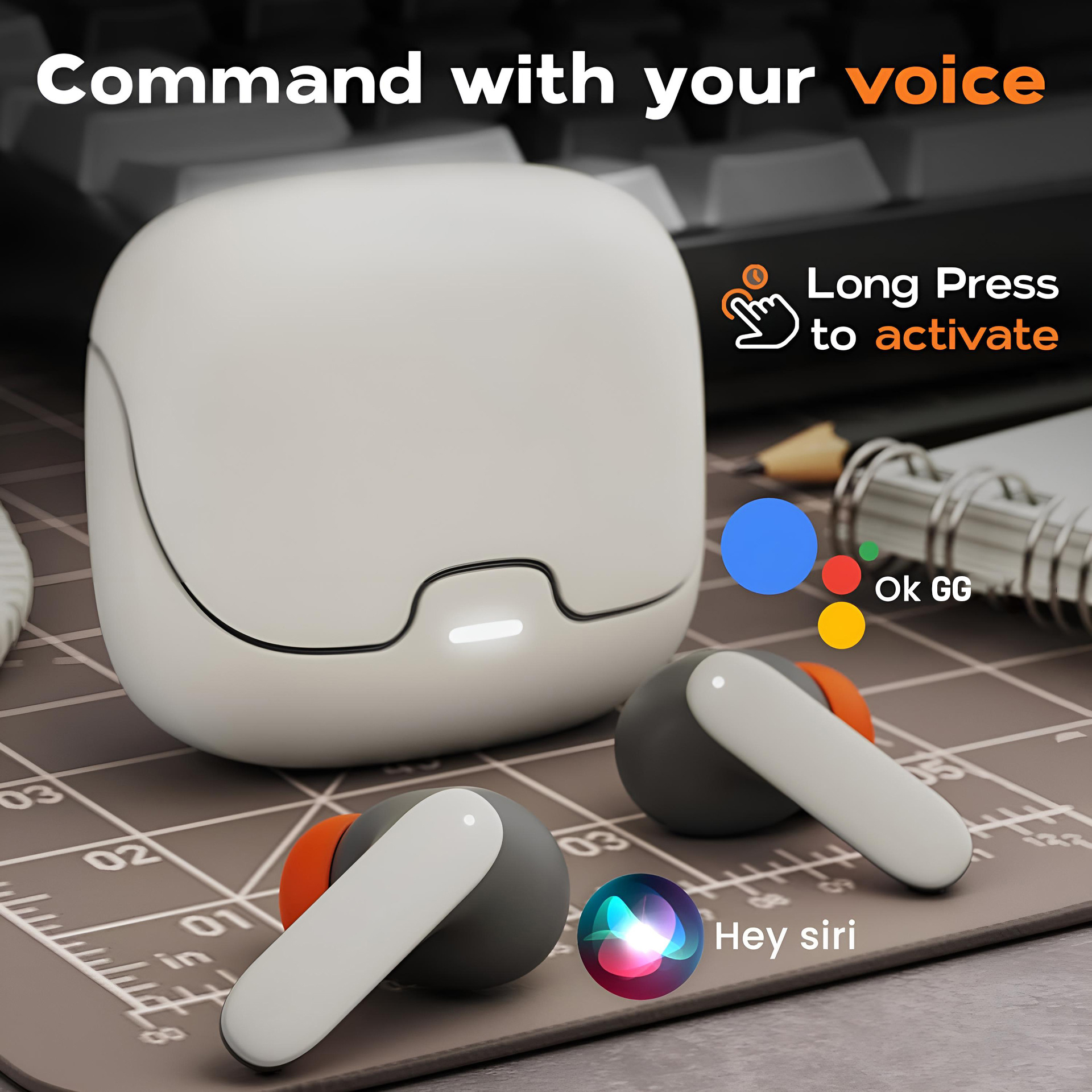 TWS Wireless Earphones 5.4 Blu - Japanese Electronics Gadgets recension och pris