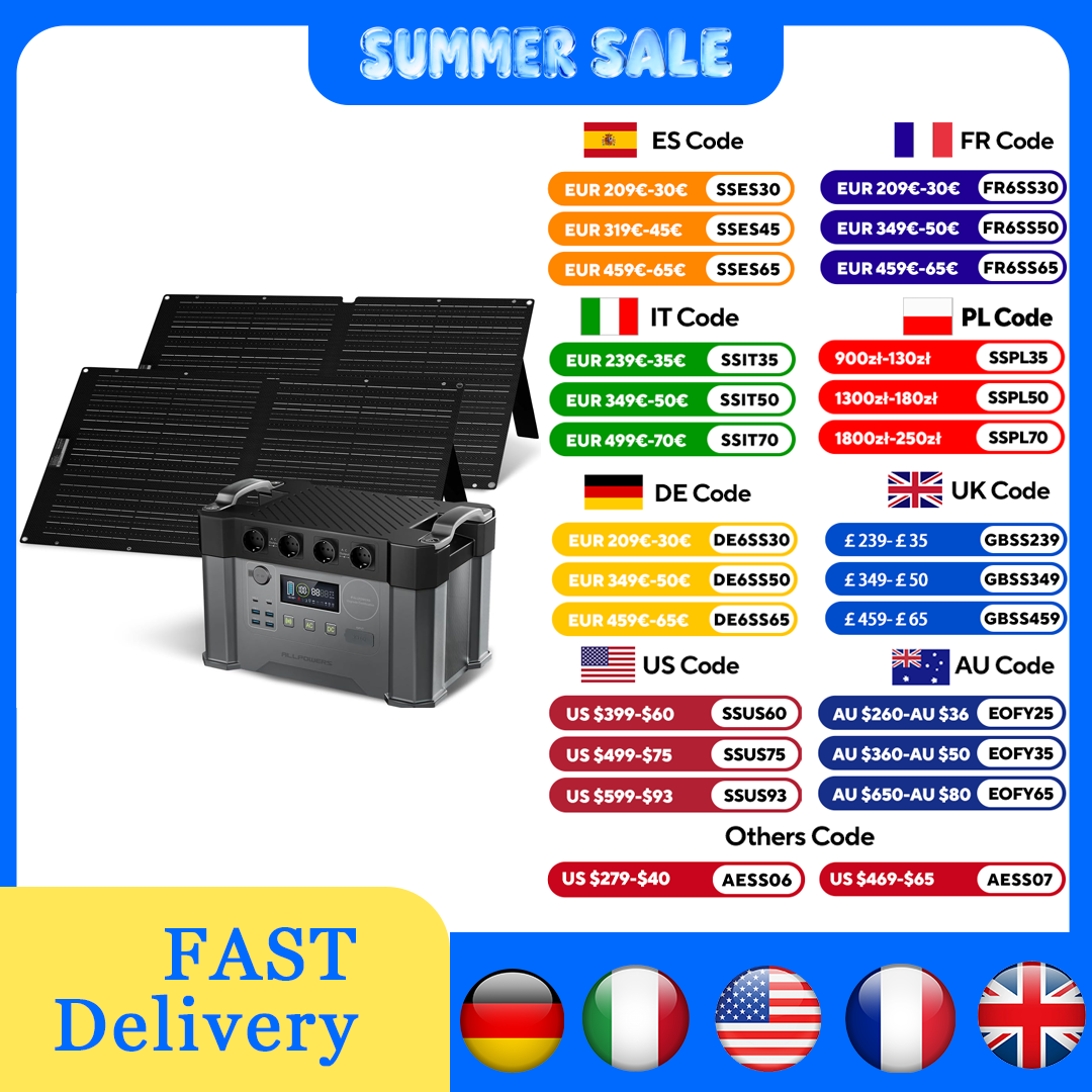 ALLPOWERS S2000 Pro Outdoor Ge - Solar Powered Charger recension och pris