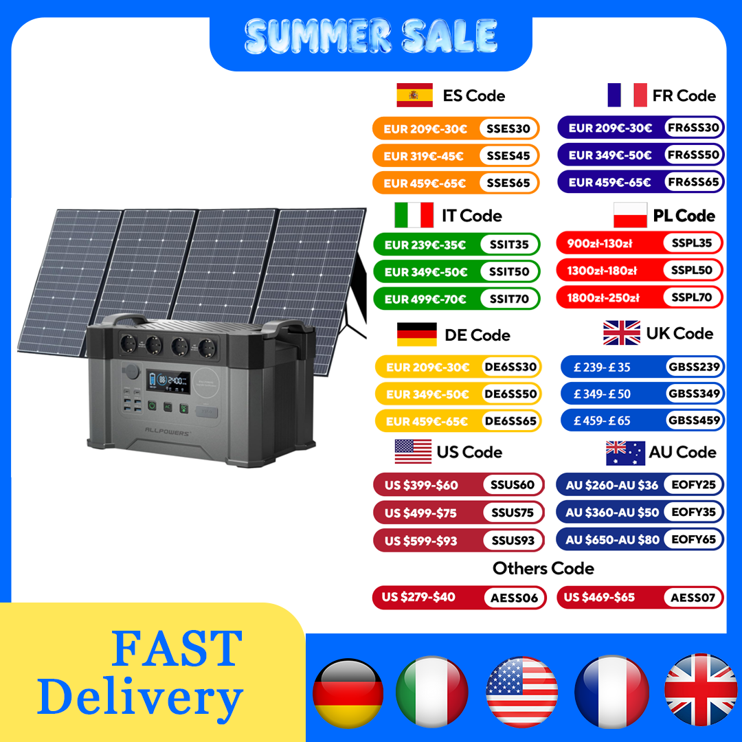 ALLPOWERS Solar Generator S200 - Solar Powered Charger recension och pris