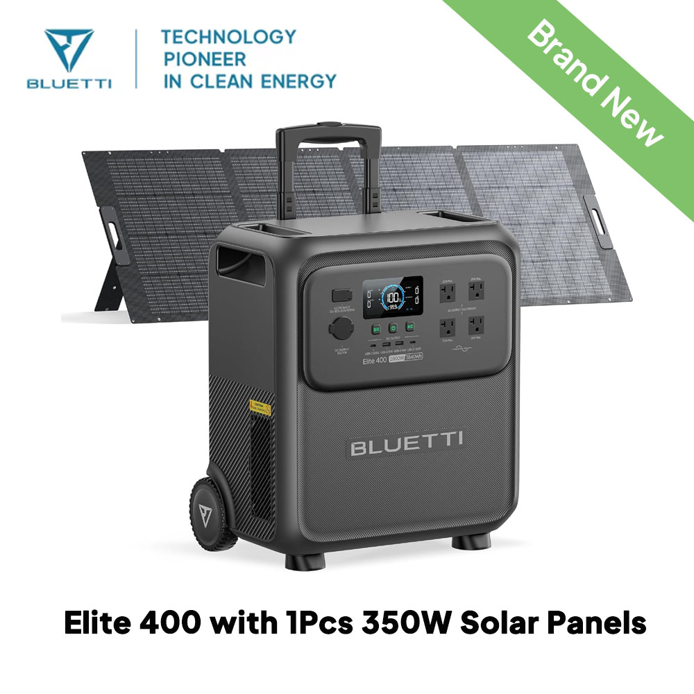 BLUETTI Elite 400 3840Wh Solar - Solar Powered Charger recension och pris