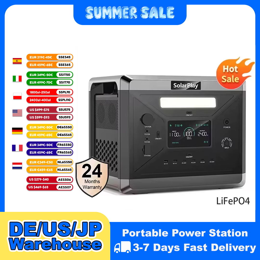 SOLARPLAY Portable Power Stati - Solar Powered Charger recension och pris