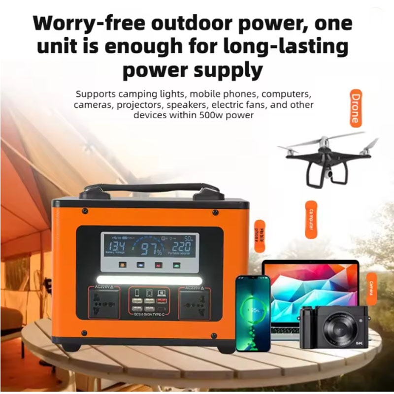 Original 220V 40AH Portable Po - Solar Powered Charger recension och pris