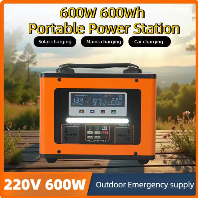 Original 220V 40AH Portable Po - Solar Powered Charger recension och pris