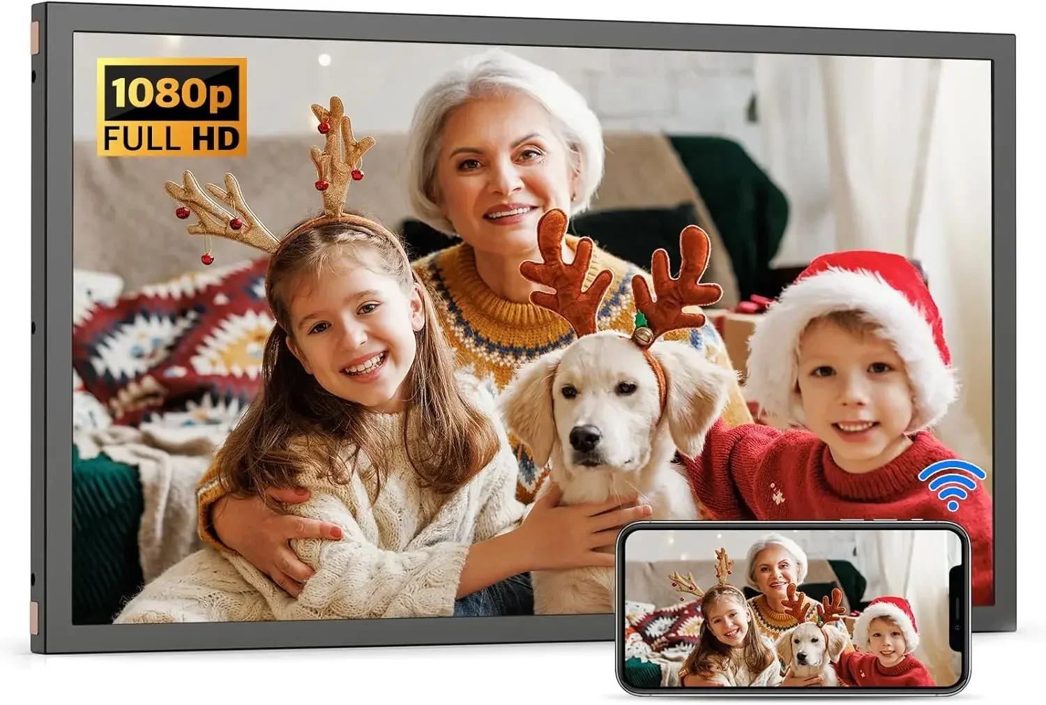 Large Digital Picture Frame 21 - Digital Photo Frame Wifi recension och pris