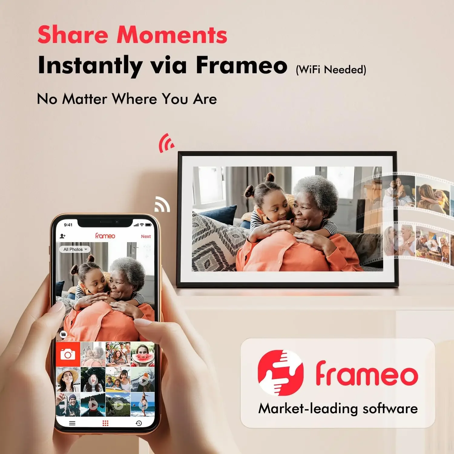 Digital Picture Frame, 15.6 In - Digital Photo Frame Wifi recension och pris