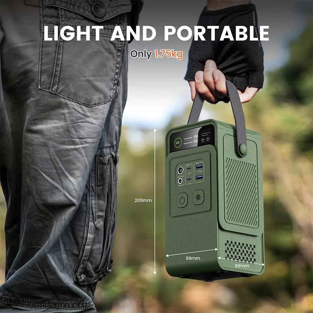 60000mAh 200W 192Wh Camping Po - Solar Powered Charger recension och pris
