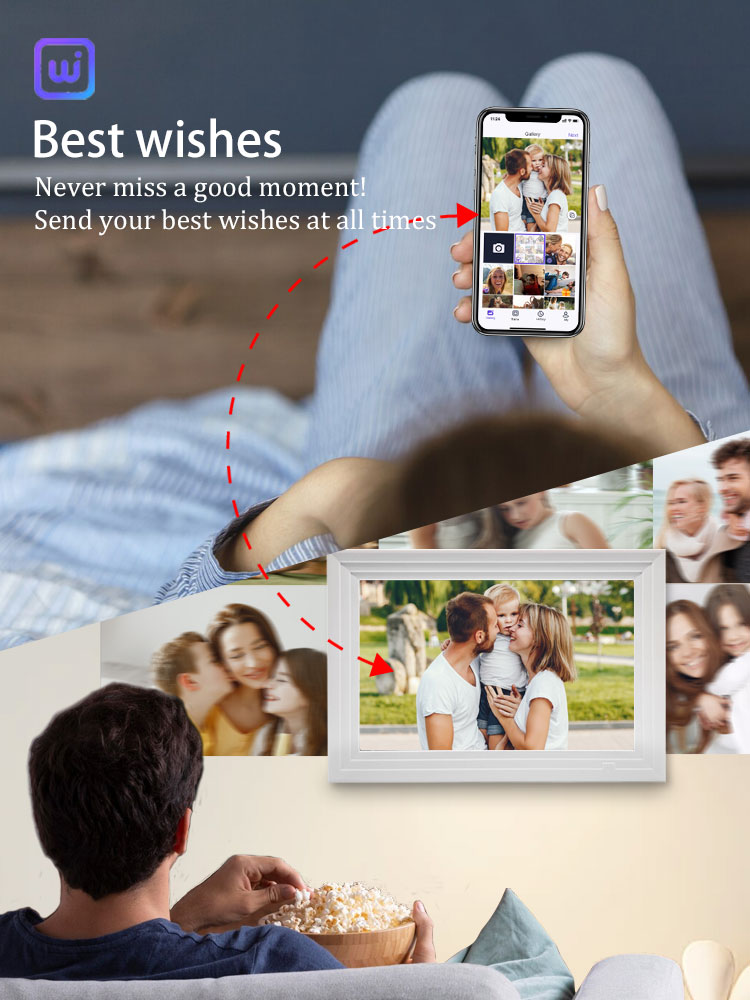 10.1-Inch WiFi Digital Photo F - Digital Photo Frame Wifi recension och pris