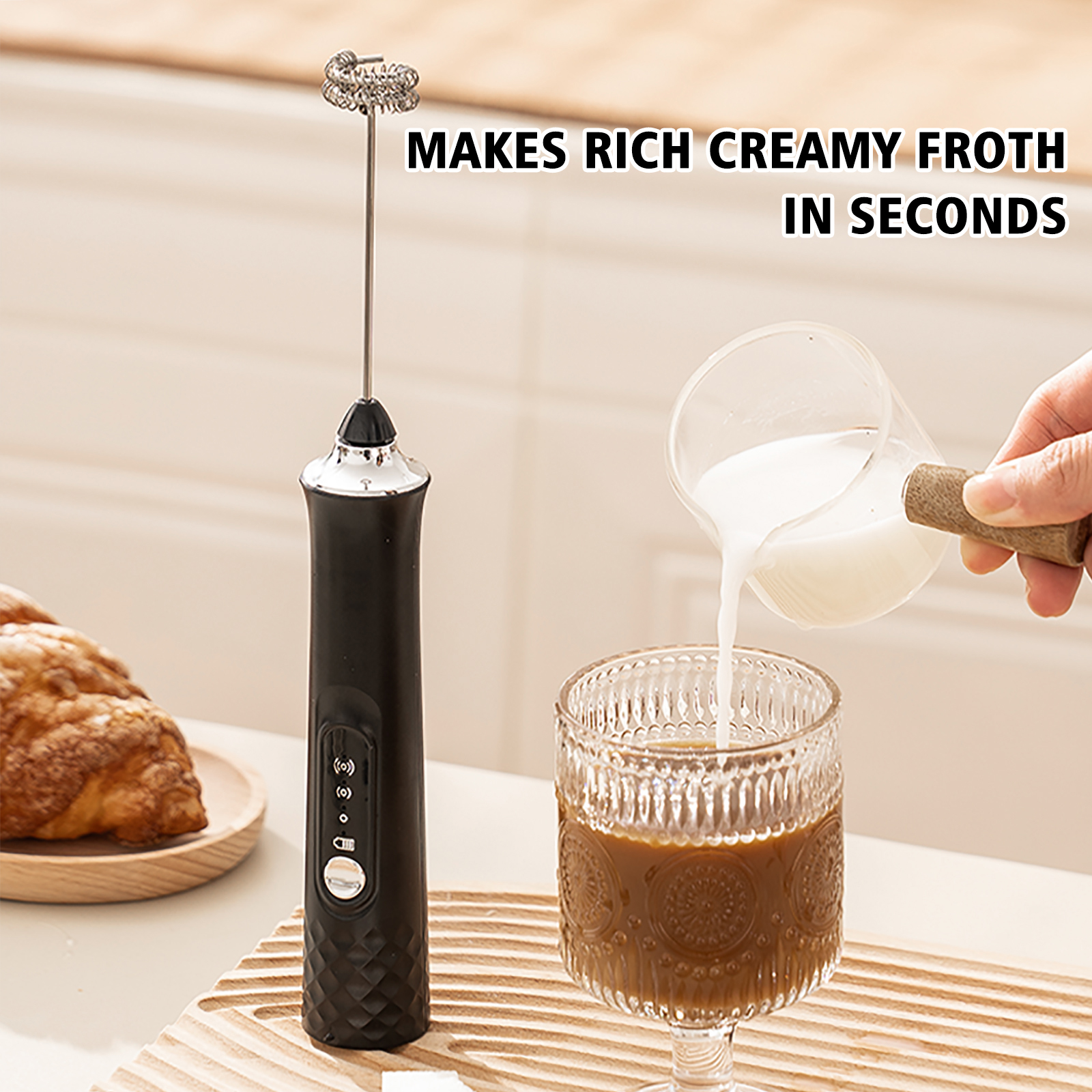 Powerful Electric Milk Frother - Kitchen Electronics Gadgets recension och pris