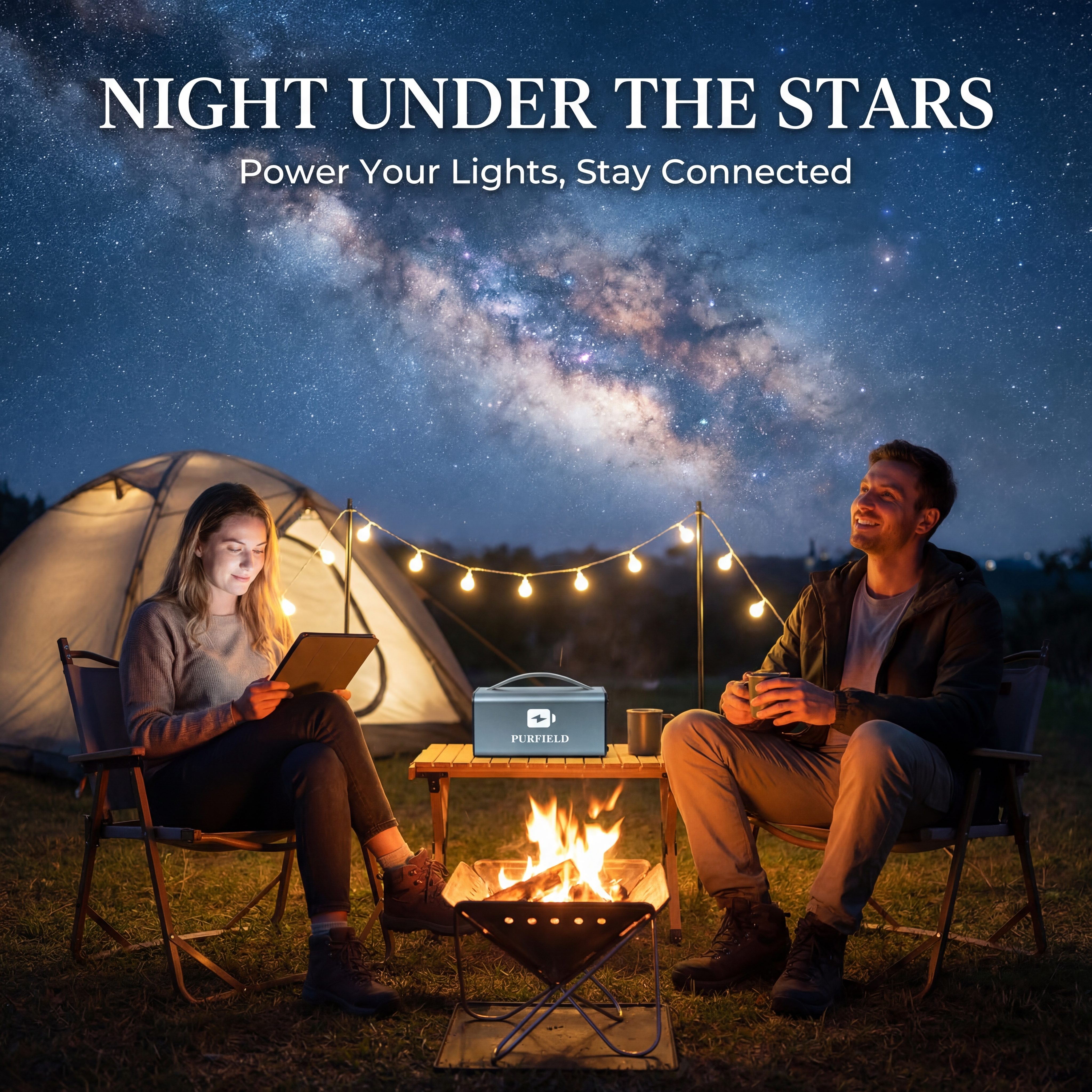 180W Outdoor Power Station 320 - Solar Powered Charger recension och pris