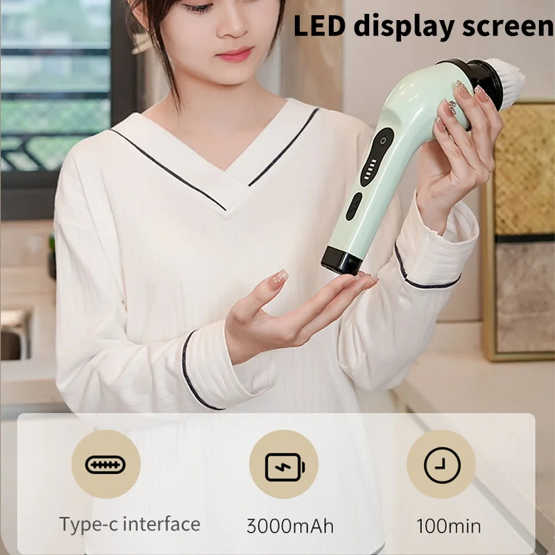 9-in-1 Electric Cleaning Brush - Kitchen Electronics Gadgets recension och pris
