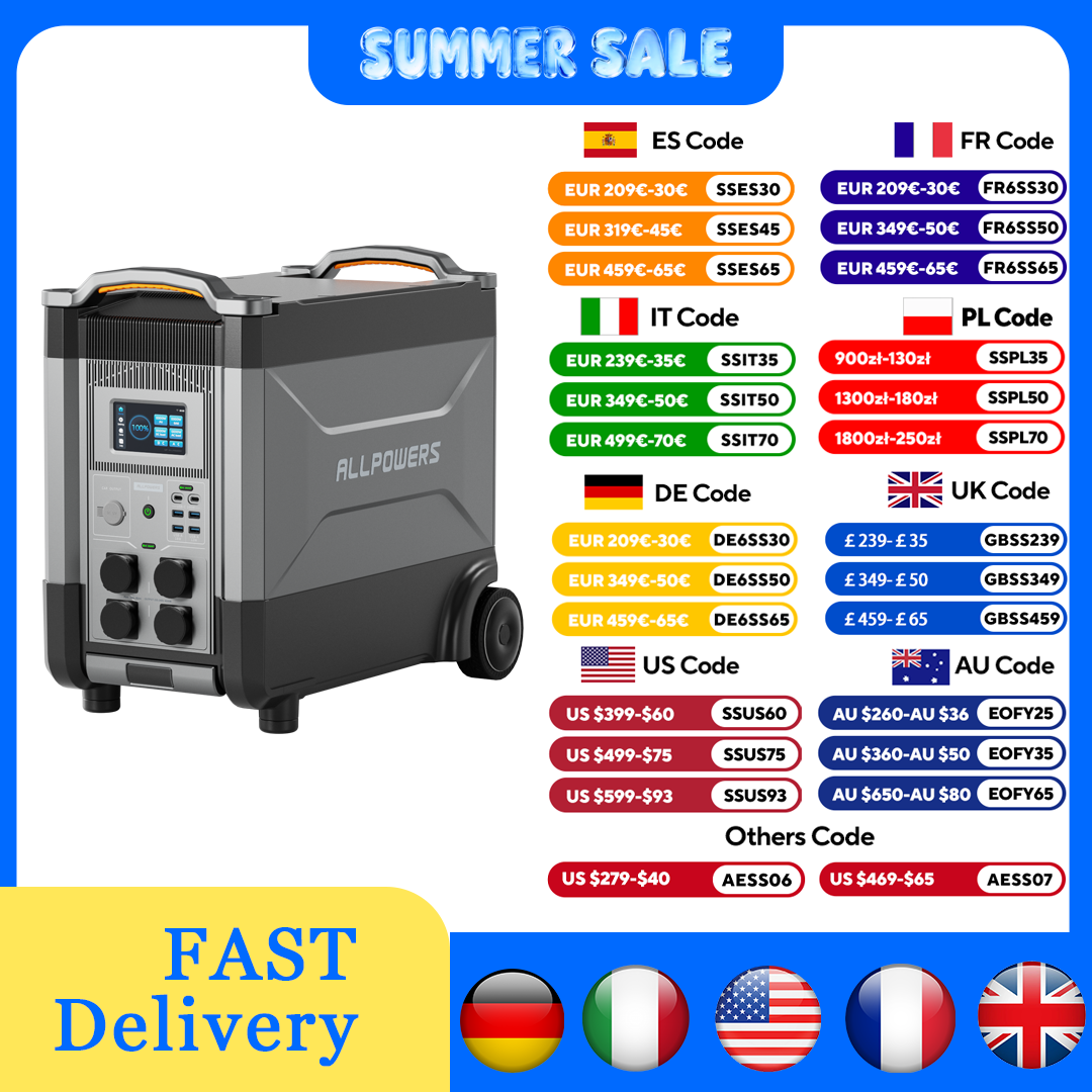 ALLPOWERS R4000 Expandable Por - Solar Powered Charger recension och pris