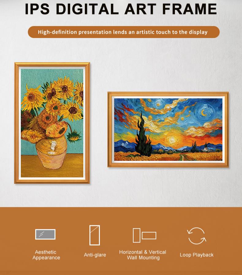 IPS Display 23.8 Inch Digital  - Digital Photo Frame Wifi recension och pris