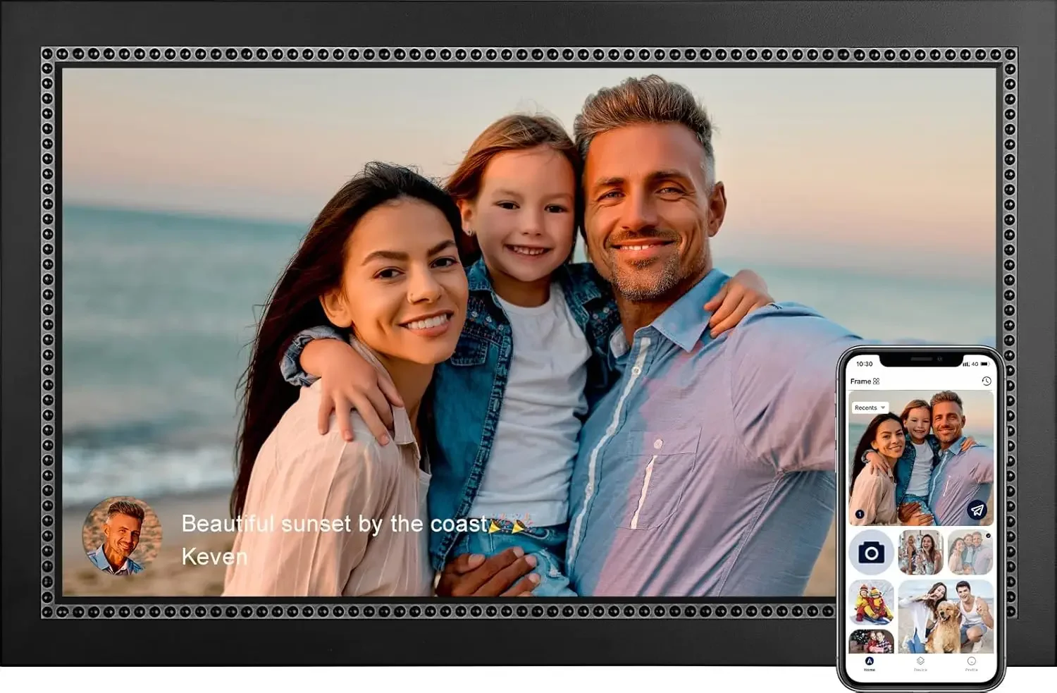 Digital Picture Frame 15.6 Inc - Digital Photo Frame Wifi recension och pris