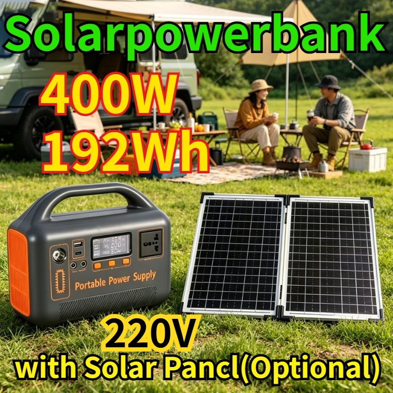 New 400W Portable Power Statio - Solar Powered Charger recension och pris