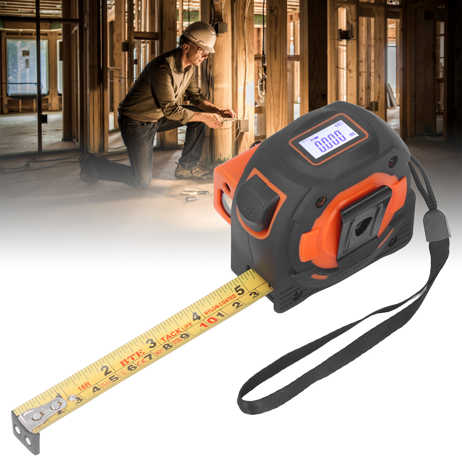 Laser Distance Tape Measure La - Laser Distance Measure recension och pris
