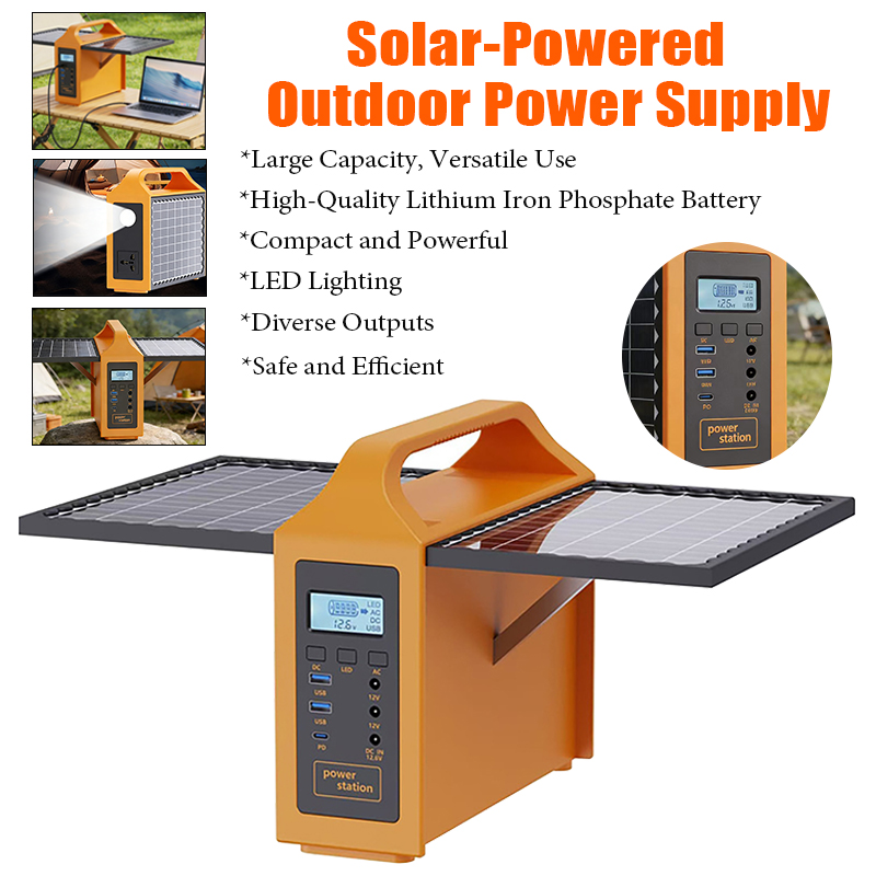 Portable Power Station 100W 15 - Solar Powered Charger recension och pris